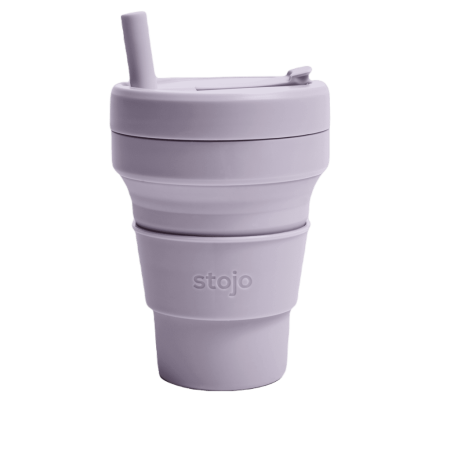 Складная кружка Stojo Lilac, 470 мл.